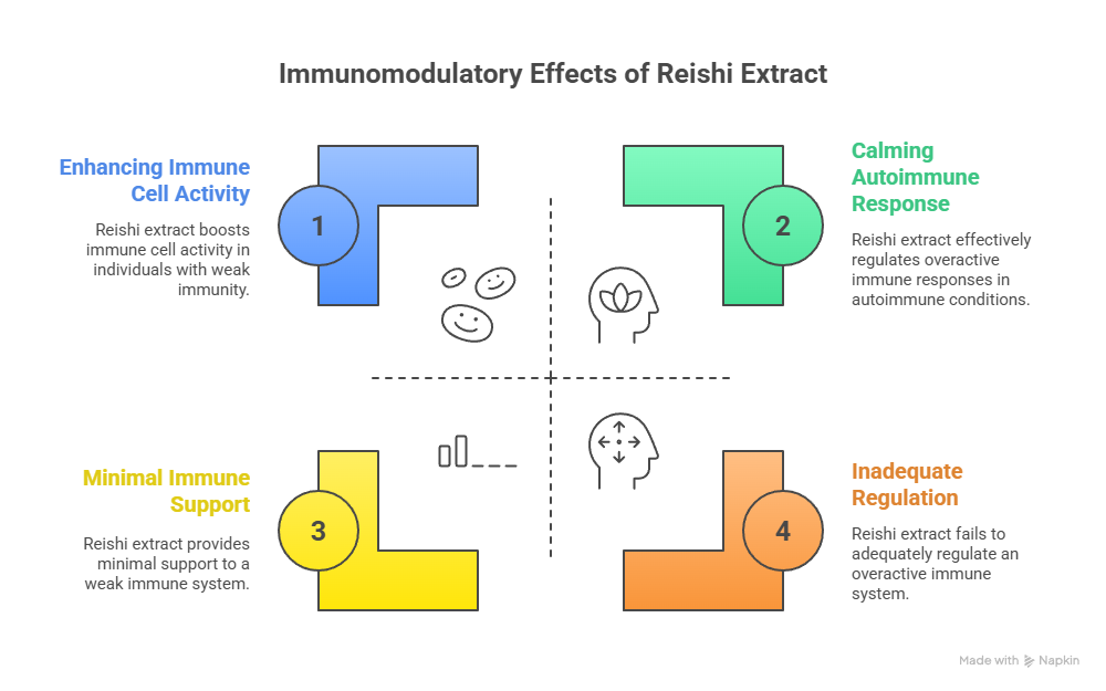 Reishi Extract_ Mechanism of Action - visual selection Extrato de Reishi_ Mecanismo de Ação - seleção visual