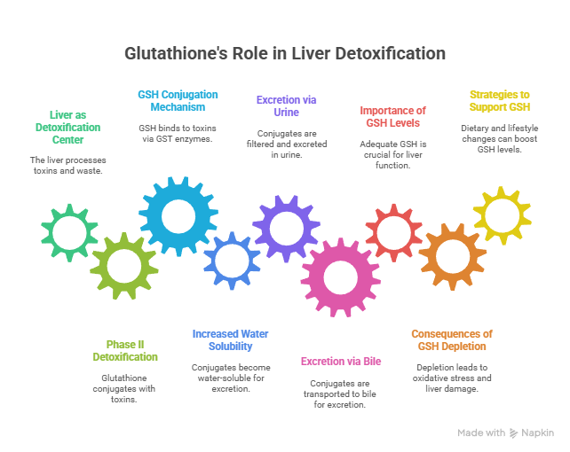 Glutathiones Role in Liver Detoxification_ A Deep Dive - visual selection Papel das glutationas na desintoxicação do fígado_ Um mergulho profundo - seleção visual