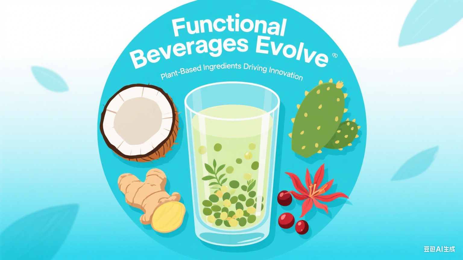 Tendências da indústria: as bebidas funcionais evoluem com ingredientes à base de plantas